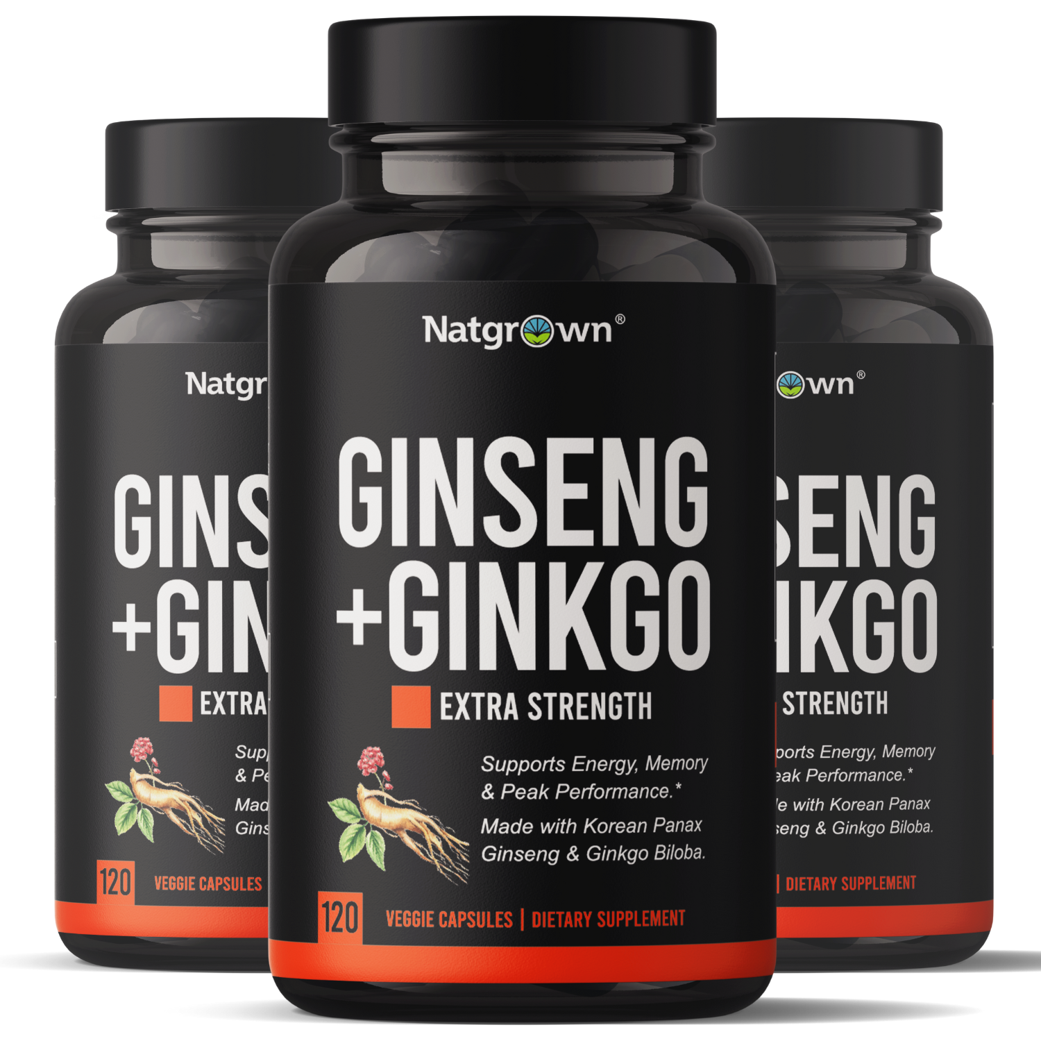 Panax Ginseng with Ginkgo Biloba